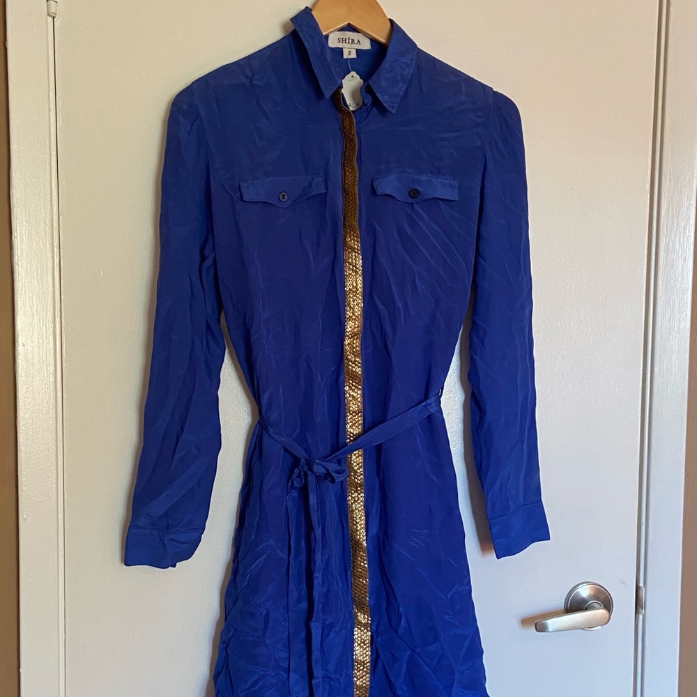 100% REAL SILK DRESS!!